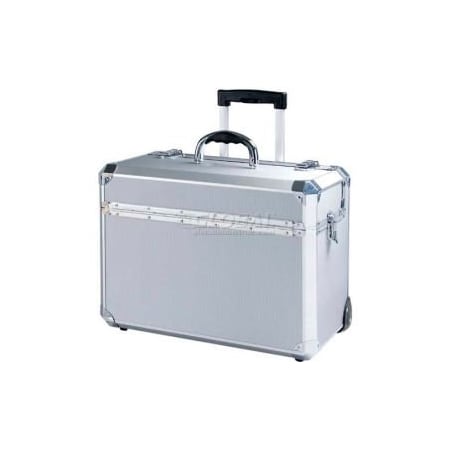 T.Z. Case International Inc. TZ Case, Wheeled Case, 18-1/4"L x 10"W x 13-3/4"H, Silver Dot APL-910T-SD